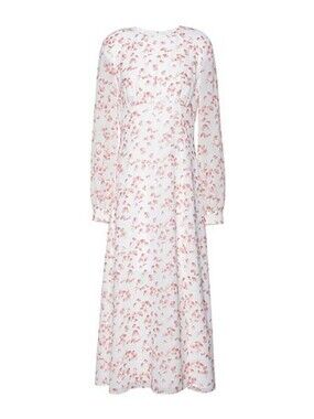 Women's Long Sleeve Midi Dress - Blush Pink